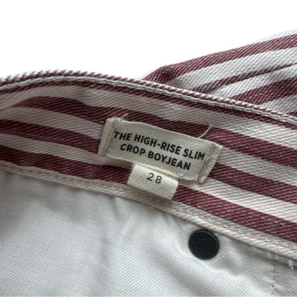 Madewell High-Rise Slim Crop Boyjean Size 28 - Picture 3 of 5